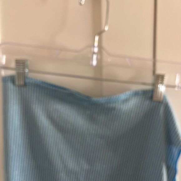 NWT Andie Swim x Mindy Kaling The Maya Sarong Blue With Gold Stripe Size L/XL‎ - Picture 6 of 11